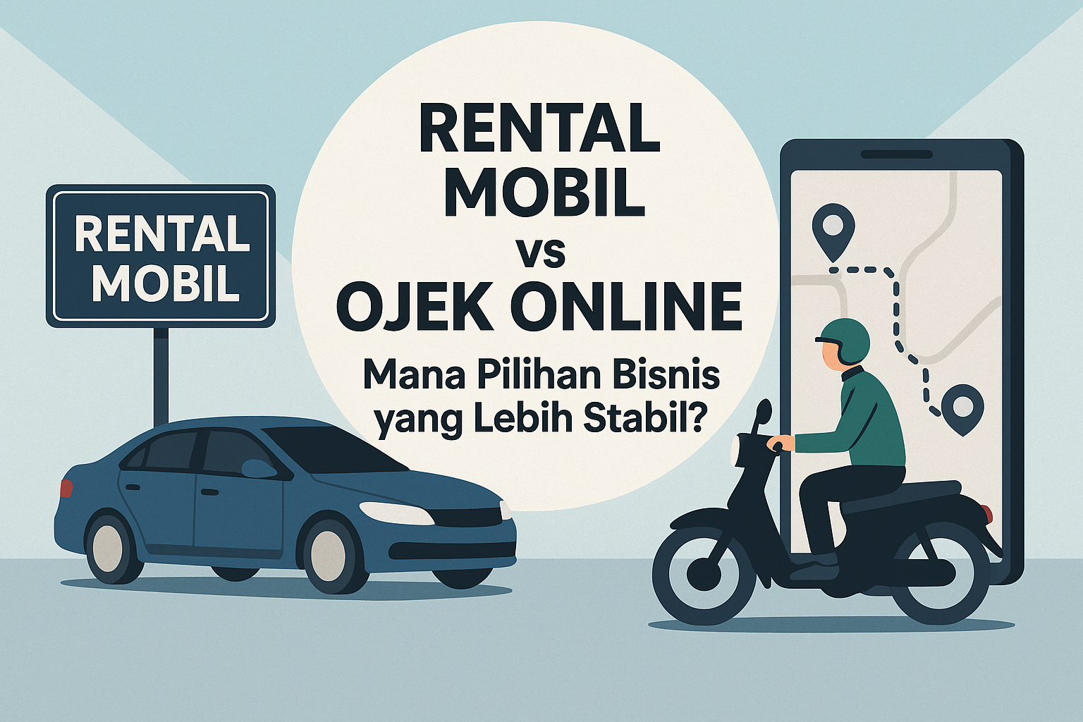 Rental Mobil vs Ojek Online: Mana Pilihan Bisnis yang Lebih Stabil?